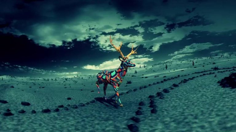 Kauyumari, el venado azul Kauyumari yendo a Wirikuta